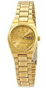 rv ZCR[ fB[X YM600 Seiko SYM600 Ladies Seiko 5 Automatic Gold Tone Stainless Steel Gold Dial Watchrv ZCR[ fB[X YM600