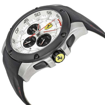 フェラーリ 腕時計 メンズ 830031 【送料無料】Ferrari Paddock Quartz Movement White Dial Men's Watch 830031フェラーリ 腕時計 メンズ 830031