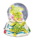 Xm[O[u  u CeA COf COTA Global Sea Turtle Stone Snow Globe - Sparkly Water Globe Figurine with Sparkling Glitter, Collectible Novelty Ornament for Home Decor, for Birthdays, ChrisXm[O[u  u CeA COf