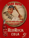 壁飾り インテリア タペストリー 壁掛けオブジェ 海外デザイン 149 Babe Ruth Red Cola Metal Sign壁飾り インテリア タペストリ...