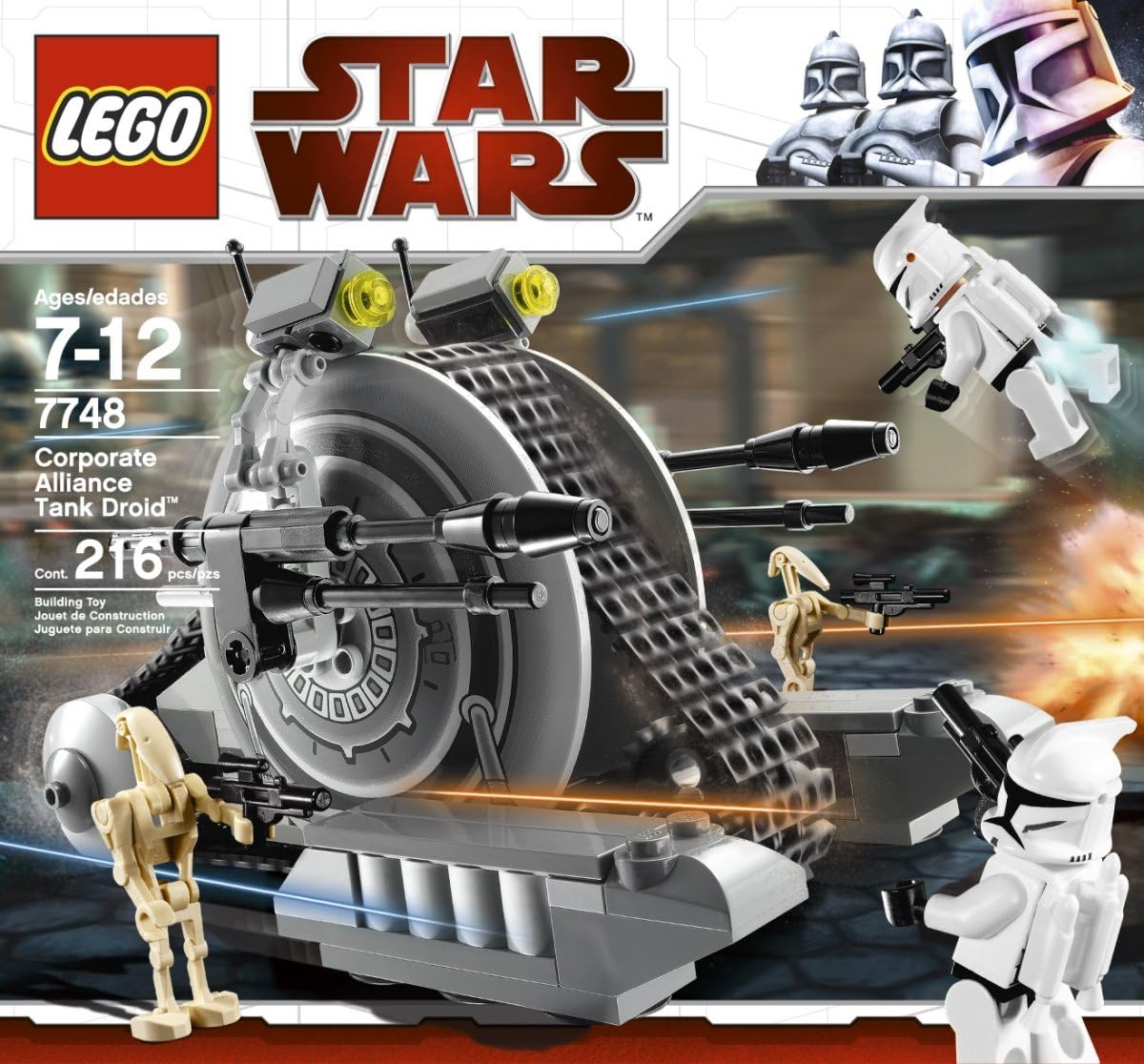 レゴ スターウォーズ 4544186 LEGO Star Wars Corporate Alliance Tank Droid (7748)レゴ スターウォーズ 4544186