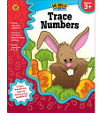 海外製絵本 知育 英語 イングリッシュ アメリカ 704239 Carson Dellosa Trace Numbers Workbook for Preschool-Kindergarten Number Tracing Practice Book, Ages 3-5, PreK-Kindergarten, Homeschool, Daycare 海外製絵本 知育 英語 イングリッシュ アメリカ 704239