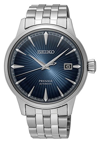 【当店1年保証】セイコーSeiko Men's Presage 23 Jewel Automatic Blue Dial Watch with Date 【当店1年保証】セイコーSeiko Men's Presage 23 Jewel Automatic Blue Dial Watch with Date