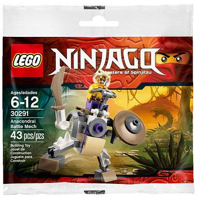 S jWS[ 30291 LEGO, Ninjago, Anacondrai Battle Mech (30291) BaggedS jWS[ 30291