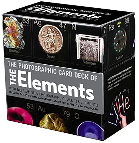  ΰ Ѹ 󥰥å ꥫ The Photographic Card Deck of the Elements: With Big Beautiful Photographs of All 118 Elements in the Periodic Table ΰ Ѹ 󥰥å ꥫ