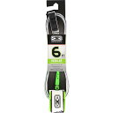 サーフィン リーシュコード マリンスポーツ Ocean & Earth Regular Moulded White Surfboard Leash - 6'サー...