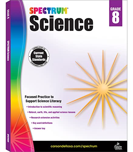  ΰ Ѹ 󥰥å ꥫ 704622 Spectrum 8th Grade Science Workbooks, Ages 13 to 14, Grade 8 Science, Natural, Earth, and Life Science, 8th Grade Science Book with Research Activ ΰ Ѹ 󥰥å ꥫ 704622