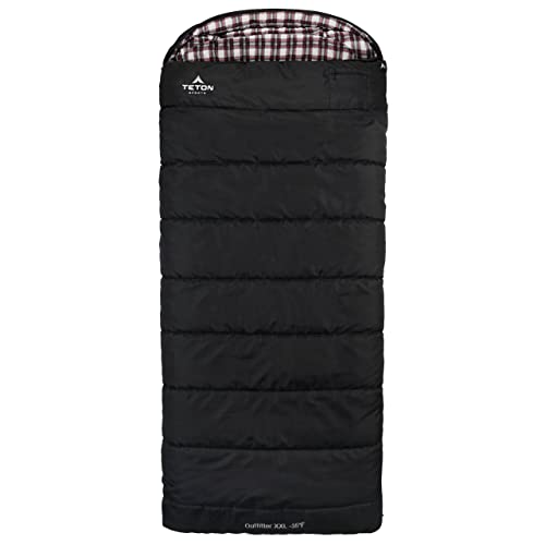 ȥɥ  ꡼ԥ󥰥Хå ꥫ 1035L TETON Sports Outfitter -35 Degree Sleeping Bags. Warm and Comfortable Camping Sleeping Bag, TETON Tough Canvas Shell for Camping, Hunting, andȥɥ  ꡼ԥ󥰥Хå ꥫ 1035L