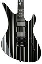 シェクター エレキギター 海外直輸入 1740 Schecter Synyster Gates Custom - Black with Silver Strip...