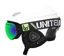 Xm[{[h EB^[X|[c COf [bpf AJf ds6603a Phantom Helmet with Audio and Snow Supra Goggle (White, Large)Xm[{[h EB^[X|[c COf [bpf AJf ds6603a