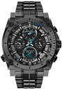 ブローバ Bulova プレシジョニスト メンズ腕時計 98B229 ケース直径46mm クロノグラフ バンドカラー:グレー