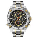 腕時計 ブローバ メンズ 98B228 Bulova Men 039 s Icon Precisionist Two-Tone Stainless Steel 8-Hand Chronograph with Gold and Red Accents Style: 98B228腕時計 ブローバ メンズ 98B228