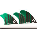 サーフィン フィン マリンスポーツ VENTRAL-CS5-FUTURE-4-Green DORSAL Surfboard Fins Quad 4 Set Fu...