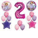 ちいさなプリンセス ソフィア ディズニージュニア Disney 039 s Sofia the First Second 2nd Happy Birthday Party Balloons Decorations Supplies Bouquetちいさなプリンセス ソフィア ディズニージュニア