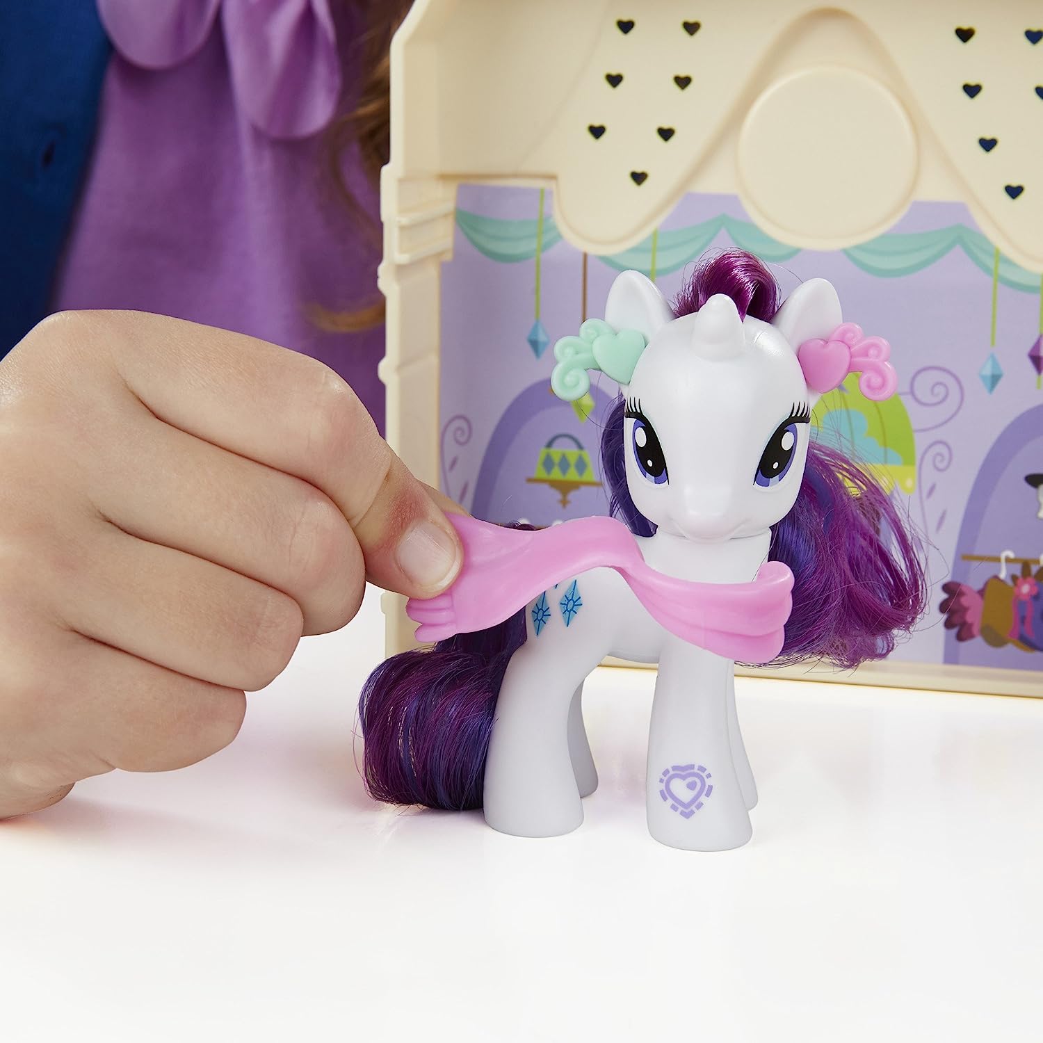 マイリトルポニー ハズブロ Hasbro インテリアホビー おしゃれなポニー かわいいポニー ゆめかわいい ゆめかわいい B5390as0 送料無料 My Little Pony Friendship Is Magic Rarity Dress Shop Plaマイリトルポニー ハズブロ Hasbro おしゃれなポニー かわいいポニー