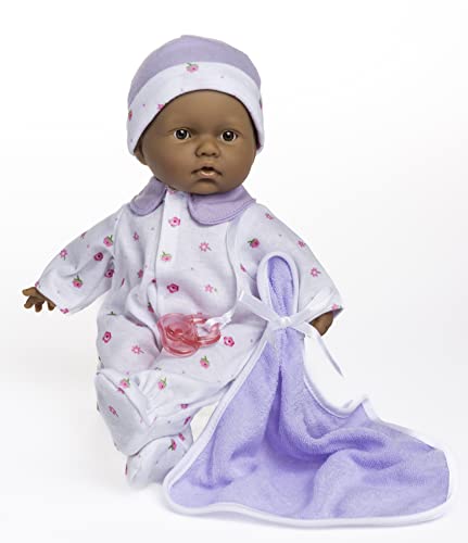 ȥ ֤ ޤޤ ٥ӡͷ 13110 La Baby Boutique Hispanic 11 inch Small Soft Body Baby Doll dressed in Purple for Children 12 Months and olderȥ ֤ ޤޤ ٥ӡͷ 13110