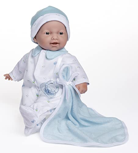 ȥ ֤ ޤޤ ٥ӡͷ 13111 JC Toys La Baby Boutique 11 inch Small Soft Body Baby Doll Dressed in Blue for Children 12 Months and Olderȥ ֤ ޤޤ ٥ӡͷ 13111