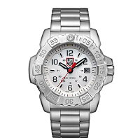 【当店1年保証】ルミノックスLuminoxMen's'SEA'SwissQuartzStainlessSteelCasualWatch,Color:Silver-Toned(Model