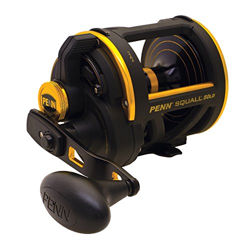 リール ペン Penn 釣り道具 フィッシング 1206095 PENN? Squall? Lever Drag Reel, Black / Gold, 50リール ペン Penn 釣り道具 フィッシング 1206095