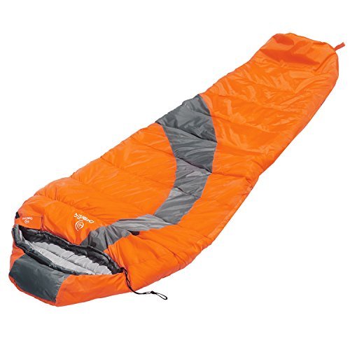 アウトドア キャンプ スリーピングバッグ アメリカ OuterEQ Compact Lightweight Mummy Sleeping Bag, Compression Sack Waterproof for Camping Hiking Backpacking (Orange/Grey Left)アウトドア キャンプ スリーピングバッグ アメリカ