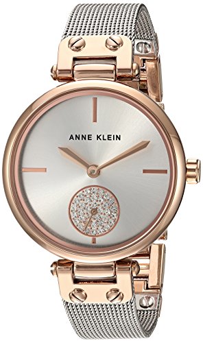 【送料無料】アンクライン Anne Klein プレミアムクリスタルアクセント レディース腕時計 AK/3001SVRT