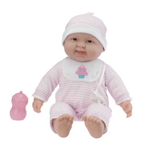 ジェーシートイズ 赤ちゃん おままごと ベビー人形 CLO35016Pink JC Toys | Berenguer Boutique | Baby Doll Outfit | Pink Stipe Romber | Ages 2+ | Fits Dolls 17