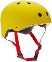 wbg XP{[ XP[g{[h COf A KRHEL-YLRD Krown Yellow Shell with Red Strap Skateboard Helmet, One Sizewbg XP{[ XP[g{[h COf A KRHEL-YLRD