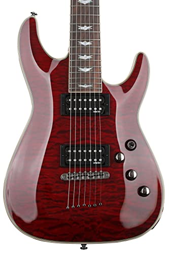 シェクター エレキギター 海外直輸入 2008 Schecter Omen Extreme-7 Electric Guitar - Black Cherryシェクター エレキギター 海外直輸入 2008