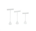 アクセサリスタンド ジュエリー T-Shape Style Earring Display (White) - 6.75