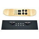 スタンダードスケートボード スケボー 海外モデル 直輸入 Yocaher Pro Blank Complete Skateboard - Natural Woo...