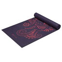 K}bg tBbglX 05-62892 Gaiam Yoga Mat Premium Print Extra Thick Non Slip Exercise & Fitness Mat for All Types of Yoga, Pilates & Floor Workouts, Aubergine Swirl, 6mmK}bg tBbglX 05-62892