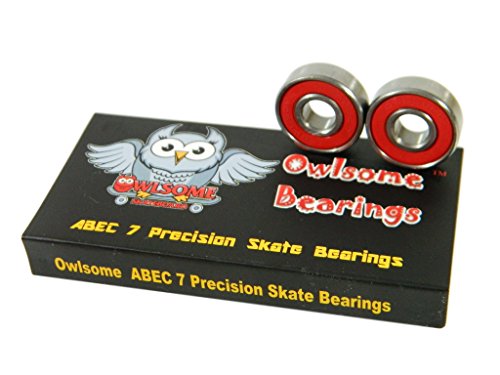 ベアリング スケボー スケートボード 海外モデル 直輸入 Owlsome ABEC 7 Precision Bearings + 65mm Longboard Skateboard Wheels (Gel Green)ベアリング スケボー スケートボード 海外モデル 直輸入 2