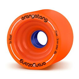 ウィール タイヤ スケボー スケートボード 海外モデル Orangatang in Heat 75 mm 80a Downhill Longboard Skateboard Cruising Wheels w/Loaded Jehu V2 Bearings (Orange, Set of 4)ウィール タイヤ スケボー スケートボード 海外モデル