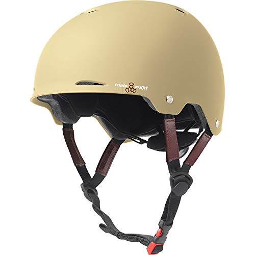 إå ܡ ȥܡ ǥ ľ͢ 3331 Triple Eight Gotham Dual Certified Helmet for Skateboard, Bike, Roller Skating, Sizes for Adults aand Teens, Cream Matte, X-Small/Smalإå ܡ ȥܡ ǥ ľ͢ 3331