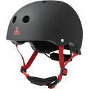 ヘルメット スケボー スケートボード 海外モデル 直輸入 3920 Triple Eight Lil 8 Dual Certified Sweatsaver Kids Skateboard and Bike Helmet with Padded Chin Buckle, Black Rubber, One Sizeヘルメット スケボー スケートボード 海外モデル 直輸入 3920