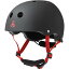 ヘルメット スケボー スケートボード 海外モデル 直輸入 3920 Triple Eight Lil 8 Dual Certified Sweatsaver Kids Skateboard and Bike Helmet with Padded Chin Buckle, Black Rubber, One Sizeヘルメット スケボー スケートボード 海外モデル 直輸入 3920