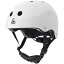 ヘルメット スケボー スケートボード 海外モデル 直輸入 3922 Triple Eight LIL 8 Dual Certified Sweatsaver Kids Skateboard and Bike Helmet with Padded Chin Buckle, White Glossy, (3922)ヘルメット スケボー スケートボード 海外モデル 直輸入 3922