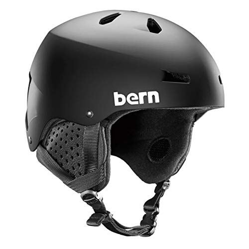 ヘルメット スケボー スケートボード 海外モデル 直輸入 SM02E17MBK1 Bern, Winter Macon EPS Snow Helmet, Matte Black, Smallヘルメット スケボー スケートボード 海外モデル 直輸入 SM02E17MBK1