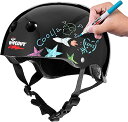 商品情報 商品名ヘルメット スケボー スケートボード 海外モデル 直輸入 WP4002 Wipeout Dry Erase Kids Helmet for Bike, Skate, and Scooter, Black, Ages 5+ヘルメット スケボー スケートボード 海外モデル 直輸入 WP4002 商品名（英語）Wipeout Dry Erase Kids Helmet for Bike, Skate, and Scooter, Black, Ages 5+ 商品名（翻訳）ワイプアウトドライイレースヘルメット、ブラック、ミディアム/ 5年 型番WP4002 海外サイズAges 5+ ブランドWipeout 商品説明（自動翻訳）ワイプアウトドライイレースヘルメットは、デュアル認定ヘルメットで独自のインスピレーションデザインをカスタマイズすることで、子供たちの個性をアピールします。各ワイプアウトドライイレースヘルメットには、4種類のネオンカラーで乾燥した無毒のマーカーが5個、すばらしい8個のステンシルキットが用意されています。 3サイズ3+フィット47-49 cm 5+フィット49-52 cm 8+フィット50-54 cmワイプアウトドライイレースヘルメットはバイクとスケート用にデュアル認定ワイプアウトドライイレースヘルメットは、自転車用ヘルメットの米国CPSCおよびASTM安全基準に準拠しています、スケートボードとトリックローラースケート 関連キーワードヘルメット,スケボー,スケートボード,海外モデル,直輸入このようなギフトシーンにオススメです。プレゼント お誕生日 クリスマスプレゼント バレンタインデー ホワイトデー 贈り物