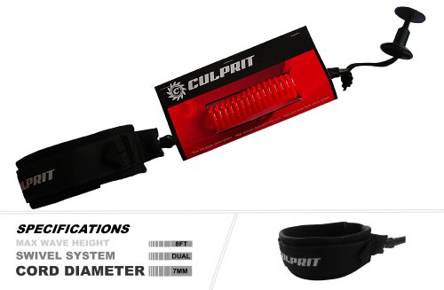 リーシュコード スタンドアップパドルボード マリンスポーツ サップボード SUPボード 【送料無料】Culprit Surf Body Board Coil Bicep Leash - Redリーシュコード スタンドアップパドルボード マリンスポーツ サップボード SUPボード