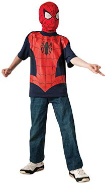 コスプレ衣装 コスチューム スパイダーマン 883269_S 【送料無料】Rubie's Marvel Ultimate Spider-Man T-Shirt and Mask, Child Small - Child Small One Colorコスプレ衣装 コスチューム スパイダーマン 883269_S