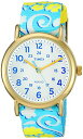 腕時計 タイメックス レディース TW2P90100 Timex Women's TW2P90100 Weekender Reversible White Swirl Nylon Slip-Thru Strap Watch腕時計 タイメックス レディース TW2P90100