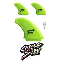 キャッチサーフ Catch Surf オデシーセーフティエッジ トライフィンセット ライム