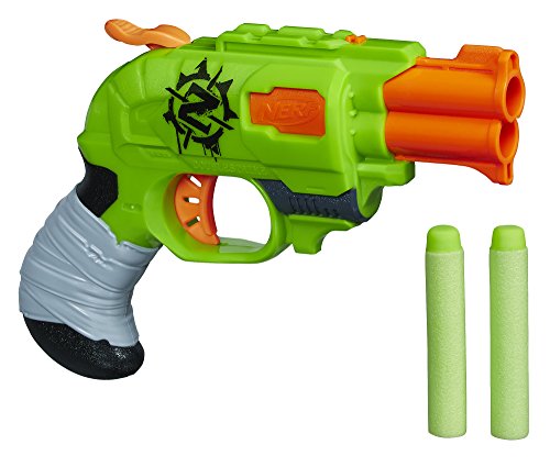 ナーフ NERF ゾンビストライク ダブルストライク ブラスター 米国Hasbro版 オレンジトリガー A6562 二連式 ハンマーコッキング 小型