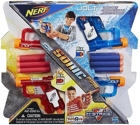 ナーフ エヌストライク アメリカ 直輸入 エリート - NERF N-Strike Elite Sonic Fire and Ice Jolt Team Pack of Four Blastersナーフ エヌストライク アメリカ 直輸入 エリート - 2