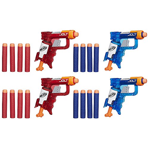 ナーフ エヌストライク アメリカ 直輸入 エリート - NERF N-Strike Elite Sonic Fire and Ice Jolt Team Pack of Four Blastersナーフ エヌストライク アメリカ 直輸入 エリート - 1