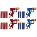 ナーフ エヌストライク アメリカ 直輸入 エリート - NERF N-Strike Elite Sonic Fire and Ice Jolt Team Pack of Four Blastersナーフ エヌストライク アメリカ 直輸入 エリート -