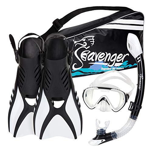 商品情報 商品名シュノーケリング マリンスポーツ Seavenger Advanced Snorkeling Set with Panoramic Mask, Trek Fins, Dry Top Snorkel & Gear Bag (White, X-Small)シュノーケリング マリンスポーツ 商品名（英語）Seavenger Advanced Snorkeling Set with Panoramic Mask, Trek Fins, Dry Top Snorkel & Gear Bag (White, X-Small) 商品名（翻訳）シーベンジャー アドバンスドシュノーケルセット（パノラミックマスク、トレックフィン、ドライトップシュノーケル＆ギアバッグ付）（ホワイト、X-スモール 型番SV-SET6 海外サイズX-Small ブランドSeavenger 商品説明（自動翻訳）ドライトップシュノーケル、一方向パージバルブ、フルフレックスセクション、快適なマウスピース 関連キーワードシュノーケリング,マリンスポーツこのようなギフトシーンにオススメです。プレゼント お誕生日 クリスマスプレゼント バレンタインデー ホワイトデー 贈り物