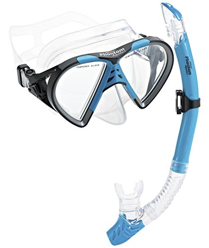 シュノーケリング マリンスポーツ PAQTEMSC-AQ_3 Phantom Aquatics Mexico Mask Dry Snorkel Setシュノーケリング マリンスポーツ PAQTEMSC-AQ_3