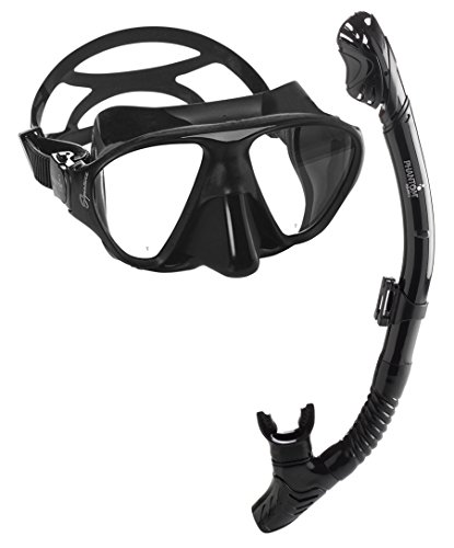 シュノーケリング マリンスポーツ PAQC2MSC-BK Phantom Aquatics Signature Mask Dry Snorkel Setシュノーケリング マリンスポーツ PAQC2MSC-BK